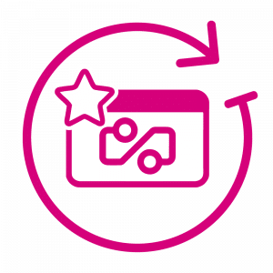 Icon abonnement verlengen