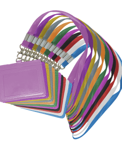 Kleurrijke Horizontale Pashouder met Koord